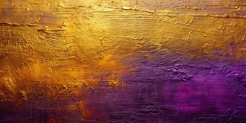 Naklejka premium Abstract Textured Background with Golden and Purple Hues