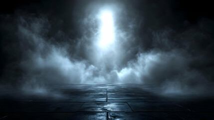 Abstract Background with Fog and Light