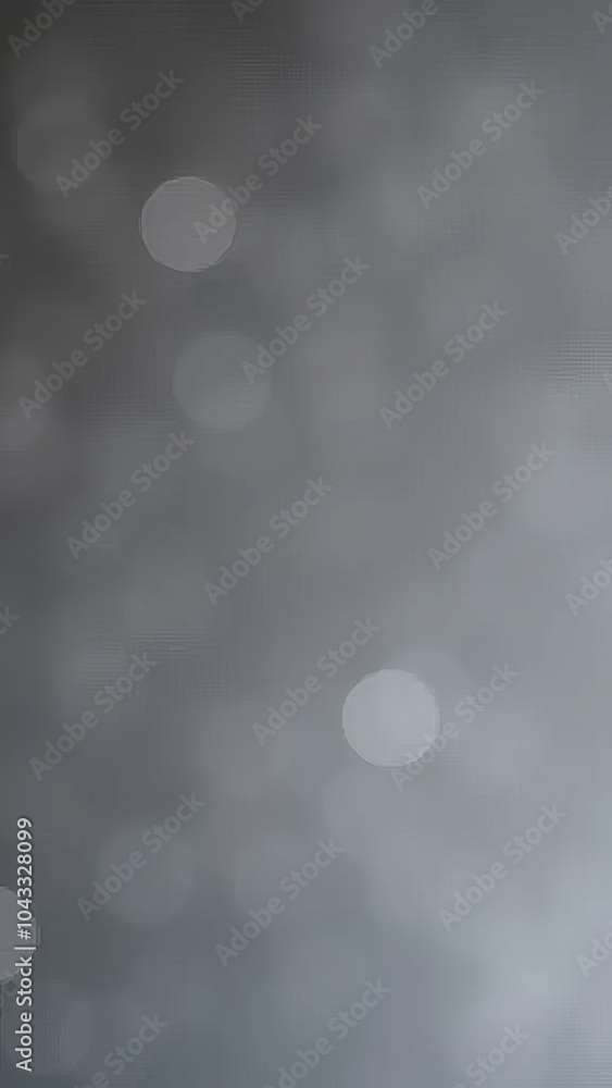 Aufkleber abstract blurred circles in a gray gradient background, soft bokeh effect