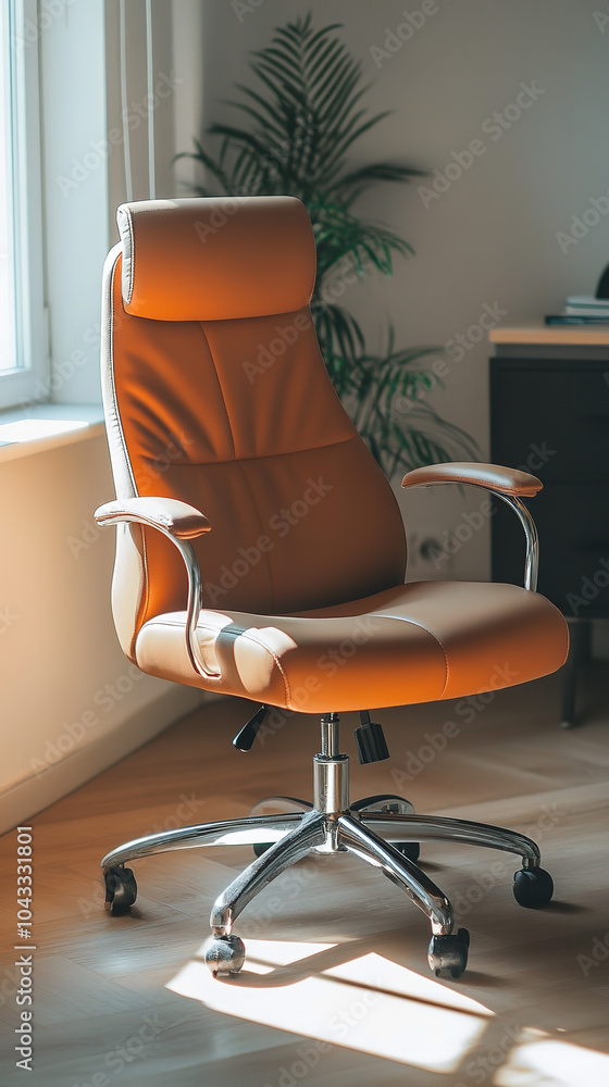 Sticker Compact Modern Office Chair Designed for Small Spaces  