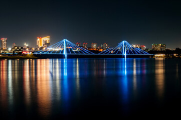 view of Krasnoyarsk at night