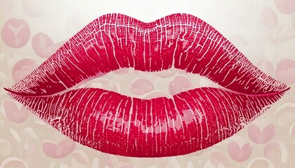 illustration of lips