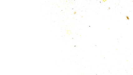 Golden Glitter on Black Background