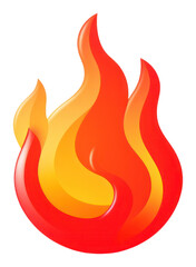 PNG Fire flame icon burning red white background.