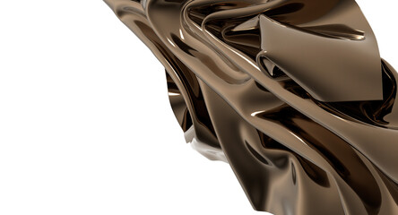 Abstract  Metallic Fabric