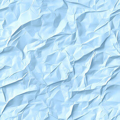 Obraz premium Abstract background of a blue, crumpled sheet of paper.