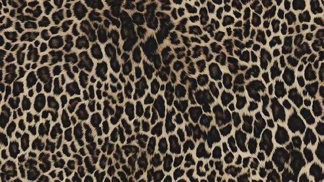 leopard fur texture brown background fashionable background