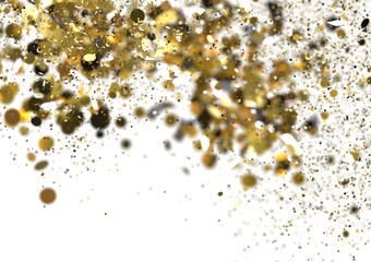 Golden Glitter Explosion