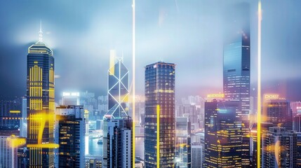 Obraz premium view of the city