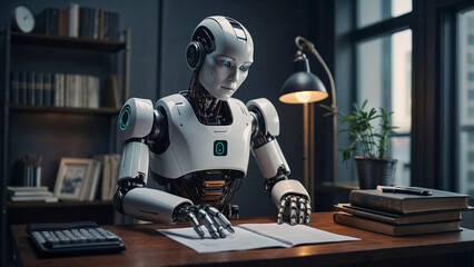 Artificial intelligence helping with homework and book keeping