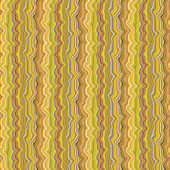 Multicolor striped background, colorful geometric vector texture with lines. Modern splash effect banner. Abstract illustration with stripe. Hand drawn seamless pattern for fabric, textile, wallpaper