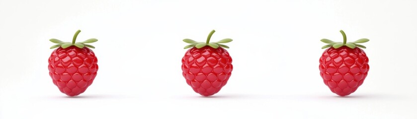 Fresh, vibrant raspberries arranged on a clean surface, showcasing their rich color and texture, perfect for culinary or health-related projects.