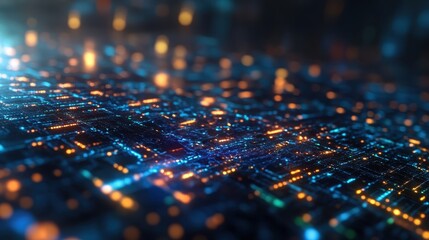 Exploring the depths of digital connectivity through vibrant data patterns