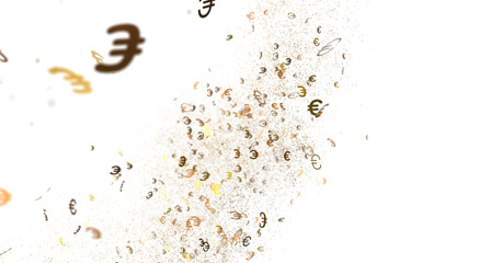 Obraz premium Golden Sparkle Abstract