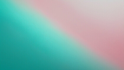Fototapeta premium Serene Teal and Pink Gradient: A calming blend of pastel hues creating a soft, dreamy visual effect. Perfect for minimalist designs.