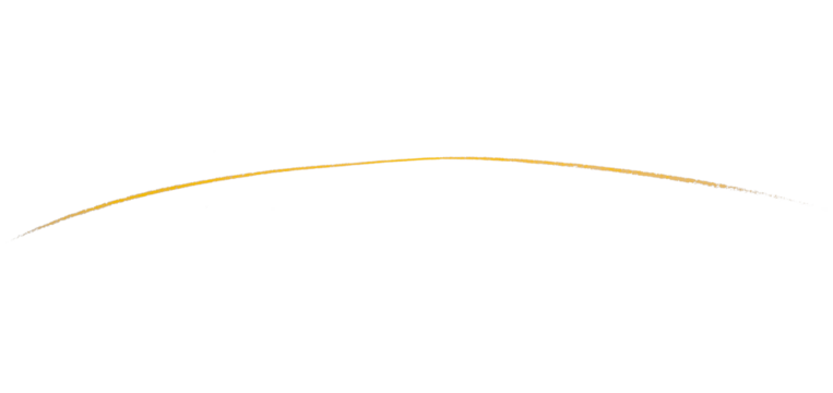 Isolated yellow pencil line on transparent background.