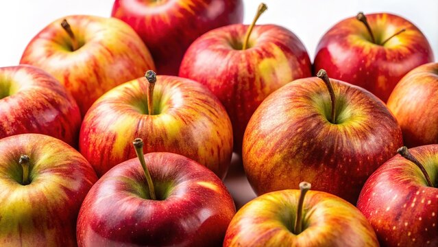 Organic Serbian Koara apples, ripe and ready to enjoy.