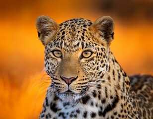 Fototapeta premium Portrait of an African Leopard