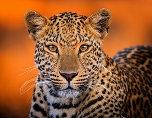 Obraz premium Portrait of an African Leopard