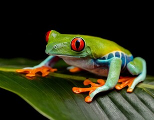 Agalychnis callidryas, known as the red-eyed tree frog, is an arboreal hylid native to Neotropical 