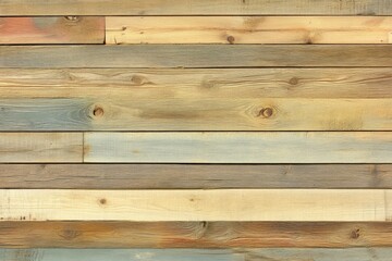 Fototapeta premium Rustic Wooden Wall Paneling with Distinctive Grain Patterns