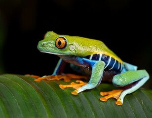 Agalychnis callidryas, known as the red-eyed tree frog, is an arboreal hylid native to Neotropical 
