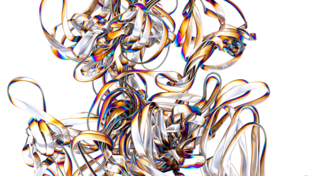 Abstract colorful liquid swirl A symphony of color in motion