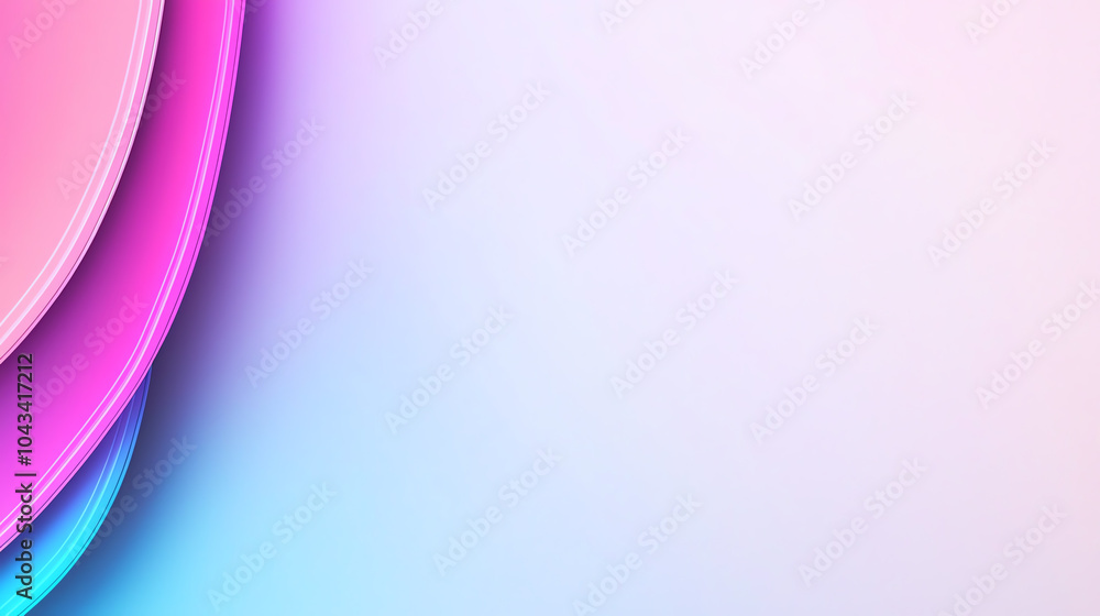 Aufkleber vibrant abstract background with flowing colorful curves a modern design element for creative projec