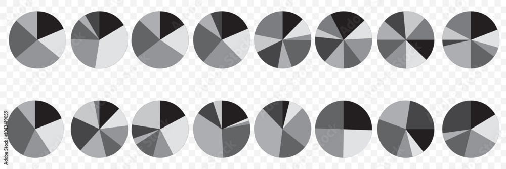 Poster pie chart icon. statistical pie chart / piechart flat icon for apps and websites. eps 10.