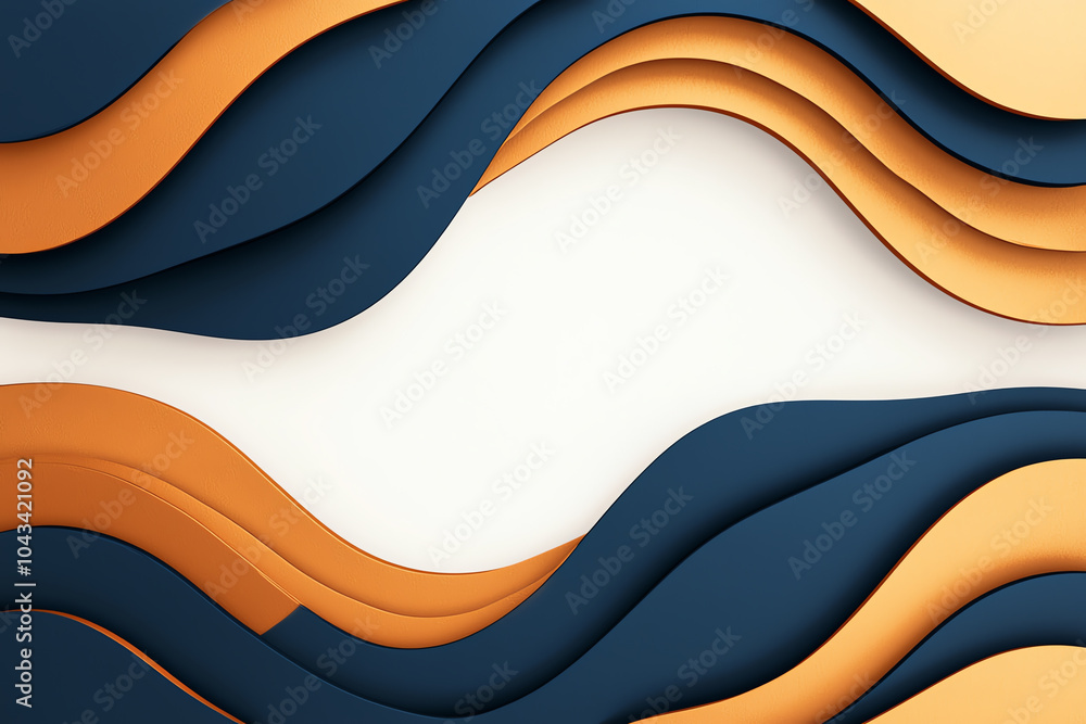 Aufkleber dynamic waves of color a modern abstract design featuring rich textures and fluid shapes