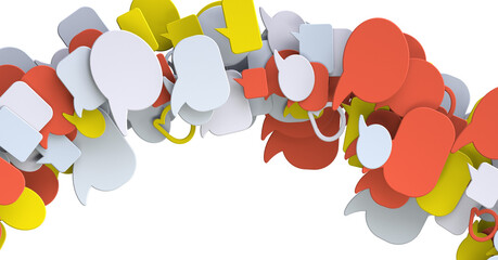 holding smartphone and checking email online on web with