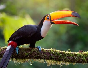Obraz premium Closeup of Keel-billed Toucan