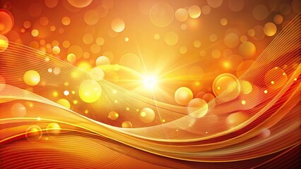 Abstract warm colored background created with separate parts using Forced Perspective