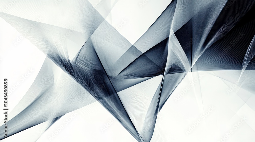 Poster captivating abstract image representing the quantum trinity,