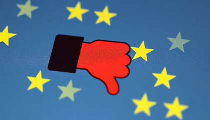 negative review, dislike icon, reputation management, bad review comment, thumb down