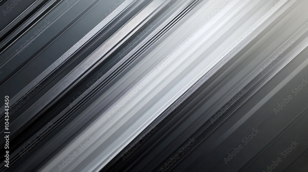 Poster a visually striking abstract diagonal background showcasing a gradient of light gray and black