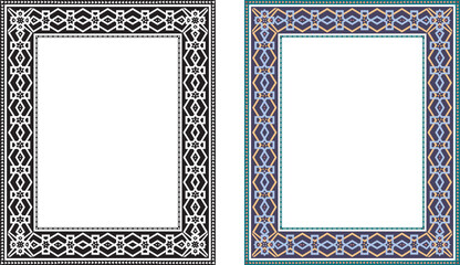 Obraz premium Vintage elegant frames collection. Decorative vintage frames for design. Set of decorative ornament border frames