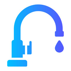 faucet gradient icon