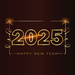 happy new year poster design