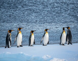 Obraz premium Emperor penguin chick. Close-up