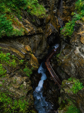 A little canyon from above