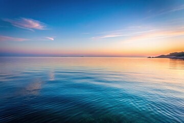 Romantic sea view at sunrise