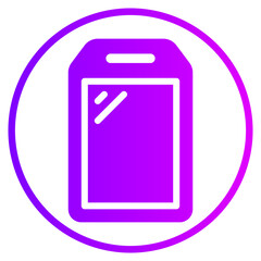cutting board gradient icon