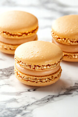 Delight in every bite irresistible golden macarons perfect for any occasion