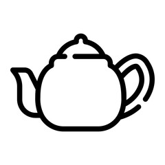 teapot line icon