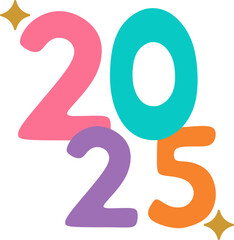 2025 New Year Text