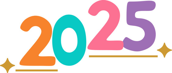 2025 New Year Text