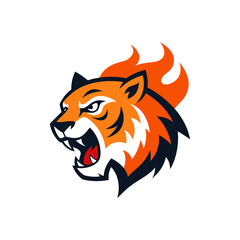 Wild Animal Mascot Logos - Tiger, Lion, Dragon, Falcon, Bear, Eagle, Wolf & More | Vector Illustration