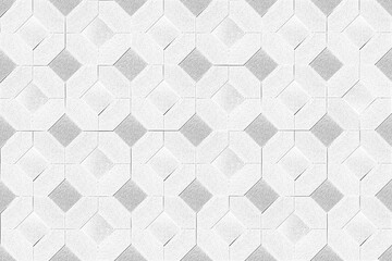 3D gray square diamond patterned background design element