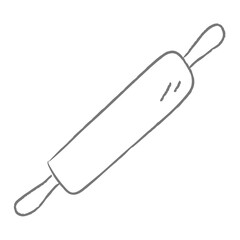 Doodle rolling pin design element